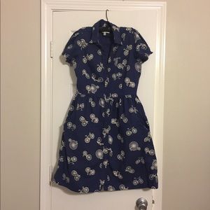 Anthropologie Porridge Bicycle Dress Size 6